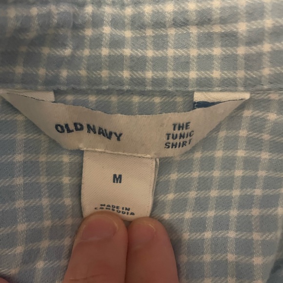 Soft Tunic Plaid Button Down The Tunic Shirt/Flannel - Picture 4 of 6